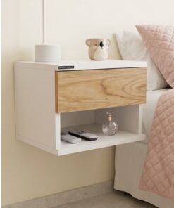 Mesa de Luz Flotante Blanca Combinada