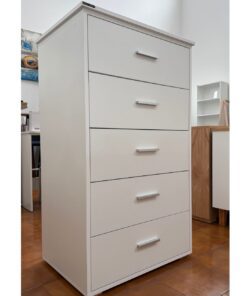 Chifonier Blanco 5 cajones