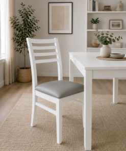 SILLA BRUNA BLANCA